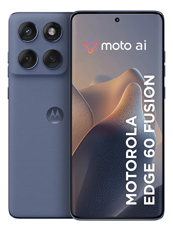 martphone Motorola Edge 60 Fusion 5g - 256gb 8gb Ram+8gb Ram Boost 50mp Sony Ai Camera Ip68 Nfc - Cinza Vegan Leather
