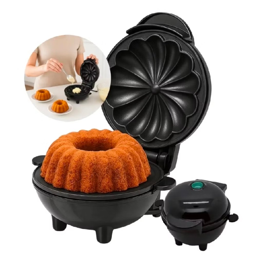 Mini Máquina de Assar Bolo Elétrica Antiaderente Quiche/De Forno/Eggette Maker Mini Ferro 110V