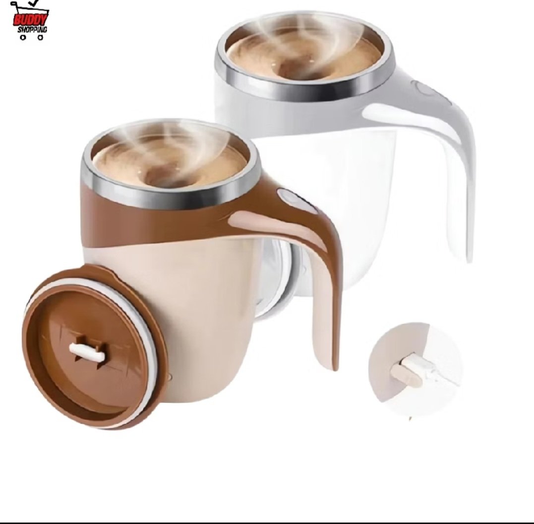 Caneca Misturadora Automática Elétrica USB Bateria Recarregável Mixer Café 380ml